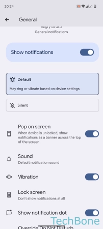 How to Set Notification sound for individual Apps - Tap on  Sound 
