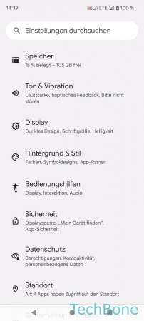 Text hinzufügen - Tippe auf  Display 