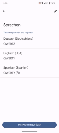Schritt 7: Tippe auf Tastatur hinzufügen Tastatursprache hinzufügen - Tippe auf Tastatur hinzufügen