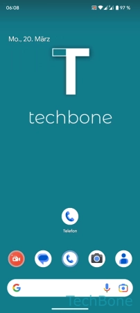 Anrufliste löschen - Öffne  Telefon 