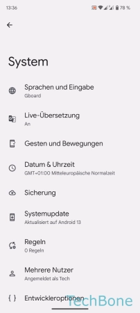 Schritt 3: Tippe auf Sprachen und Eingabe Automatische Groß-/Kleinschreibung - Tippe auf Sprachen und Eingabe