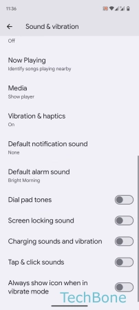 How to Turn On/Off Touch vibration - Tap on  Vibration & haptics 