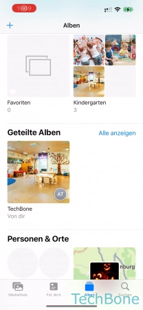 Schritt-2 Öffne das gewünschte Album Geteiltes Album bearbeiten - Öffne das gewünschte Album