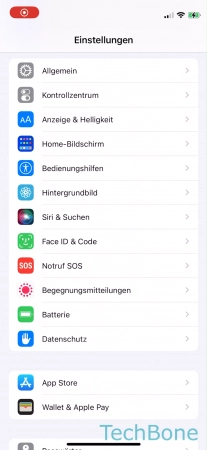 Karte in Standorthinweisen anzeigen - Tippe auf  Datenschutz 