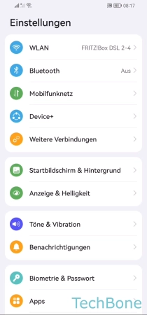 Standard-SIM-Karte - Tippe auf  Mobilfunknetz 