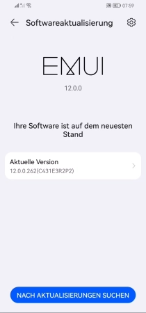 Nach Updates suchen - Tippe auf  Nach Aktualisierungen suchen 