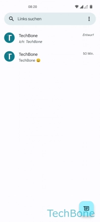 Schritt 2: Wähle eine Unterhaltung Text kopieren - Wähle eine Unterhaltung