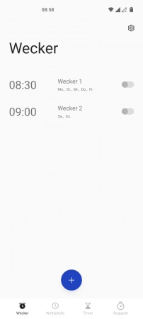 Schritt 2: Tippe auf Timer Einstellen - Tippe auf Timer