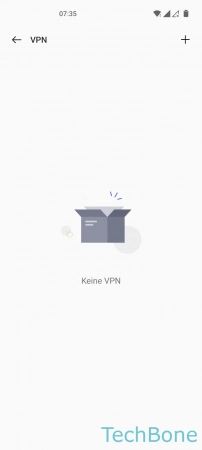 VPN einrichten - Tippe auf  Hinzufügen 