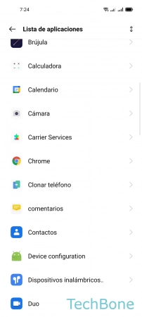 Paso 4: Selecciona una Aplicación Activar o desactivar