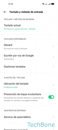 Paso 4: Presiona Gboard Activar o desactivar