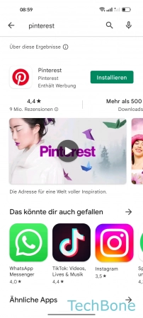Schritt 4: Tippe auf Installieren App installieren - Tippe auf Installieren