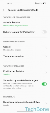 Schritt 4: Tippe auf Dienst zum automatischen Ausfüllen AutoFill de-/aktivieren - Tippe auf Dienst zum automatischen Ausfüllen