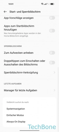 Schritt 3: Aktiviere oder deaktiviere Doppeltippen zum Einschalten oder Ausschalten des Bildschirms Bildschirm durch Doppeltippen ein-/ausschalten - Aktiviere oder deaktiviere Doppeltippen zum Einschalten oder Ausschalten des Bildschirms