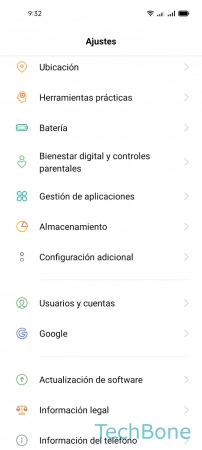 Paso 2: Presiona Configuración adicional Cambiar el Formato de hora (12/24 horas) - Presiona Configuración adicional