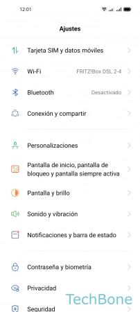 Paso 2: Presiona Wi-Fi Configurar un Proxy - Presiona Wi-Fi