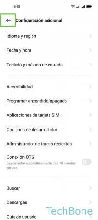 Paso 6: Presiona Accesibilidad Desactivar TalkBack - Presiona Accesibilidad