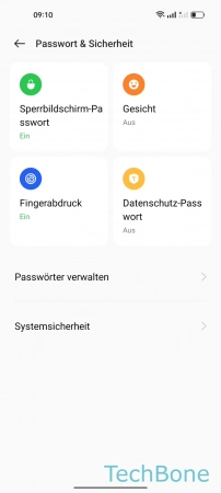 Schritt 3: Tippe auf Sperrbildschirm-Passwort Ändern - Tippe auf Sperrbildschirm-Passwort