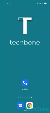 Paso 1: Abre Teléfono Eliminar una Entrada del Historial de llamadas - Abre Teléfono