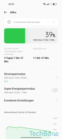 Schritt 3: Aktiviere oder deaktiviere Super-Energiesparmodus Super-Energiesparmodus - Aktiviere oder deaktiviere Super-Energiesparmodus
