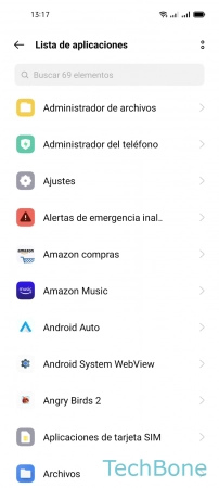 Paso 4: Selecciona una Aplicación Forzar la Detención de una Aplicación - Selecciona una Aplicación