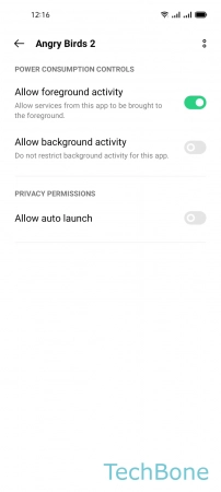 How to Allow/Restrict Background activity of Apps - Enable or disable  Allow background activity 