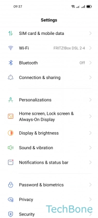 How to Change Screen Color Temperature - Tap on  Display & brightness 