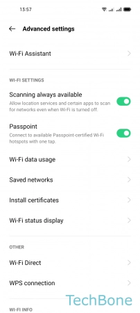 How to Connect via Wi-Fi Direct - Tap on  Wi-Fi Direct 