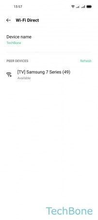 How to Connect via Wi-Fi Direct - Choose an  Available device 