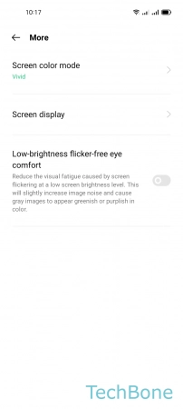 How to Manage Full screen display for Non-optimized Apps - Tap on  Screen display 