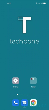 How to Rename Folders on Home screen - Tap on a  Folder 