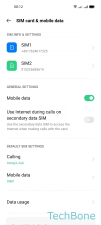 How to Select Network manually - Choose a  SIM card   (Dual SIM) 