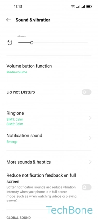 How to Set a Custom Notification sound - Tap on  Notification sound 