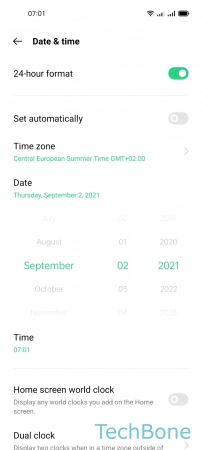 How to Set Date manually - Set the  Date 