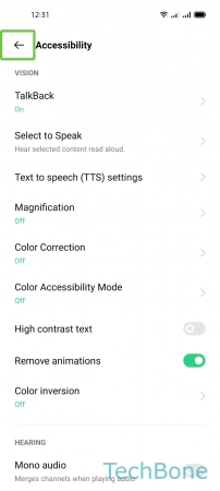 How to Turn Off TalkBack - Tap on  Talkback 