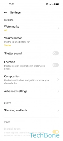 How to Turn On/Off Camera Quick launch gesture - Tap on  Advanced settings 