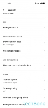 How to Turn On/Off Device Administrators - Tap on  Device admin apps 