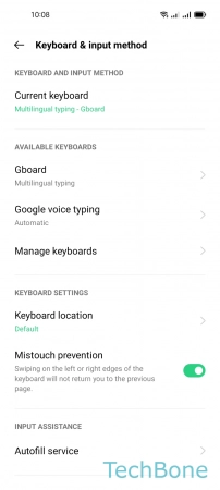 How to Turn On/Off Contact suggestions - Tap on  Gboard 
