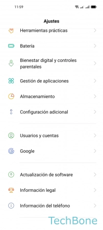 Paso 2: Presiona Actualización de software Instalar las Actualizaciones del sistema automáticamente - Presiona Actualización de software