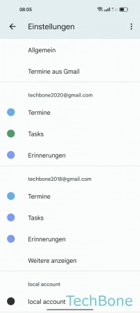 Schritt 4: Tippe auf Allgemein Helles oder dunkles Design - Tippe auf Allgemein