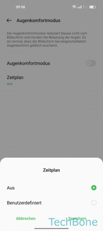 Schritt 5: Wähle Benutzerdefiniert Zeitplan - Wähle Benutzerdefiniert
