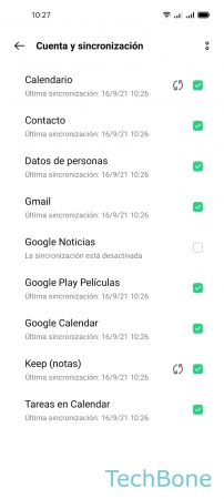 Paso 5: Abre el Menú Quitar una Cuenta - Abre el Menú