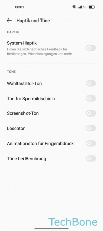Schritt 4: Aktiviere oder deaktiviere Screenshot-Ton Screenshot - Aktiviere oder deaktiviere Screenshot-Ton
