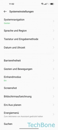 Schritt 3: Tippe auf Barrierefreiheit Einschalten - Tippe auf Barrierefreiheit