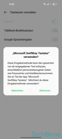 Schritt 6: Tippe auf Aktivieren Hinzufügen - Tippe auf Aktivieren