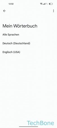 Schritt 7: Wähle eine oder Alle sprachen Wörterbuch - Wähle eine oder Alle sprachen