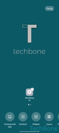 Schritt 2: Tippe auf Widgets Hinzufügen - Tippe auf Widgets