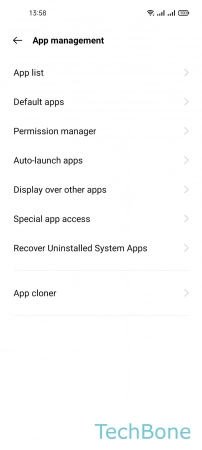 How to Allow/Deny Mobile Data or Wi-Fi Usage of Individual Apps - Tap on  App list 