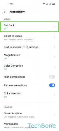 Turn Off TalkBack - Tap twice on  TalkBack 