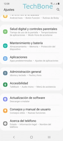 Paso 2: Presiona Aplicaciones Administrar permisos de aplicaciones - Presiona Aplicaciones
